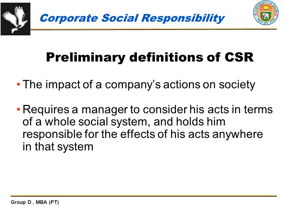 What Is Corporate Social Responsibility?